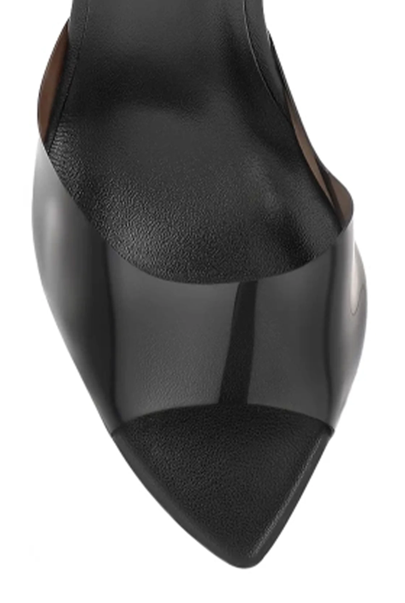 Femi - Black heels with transparent strap