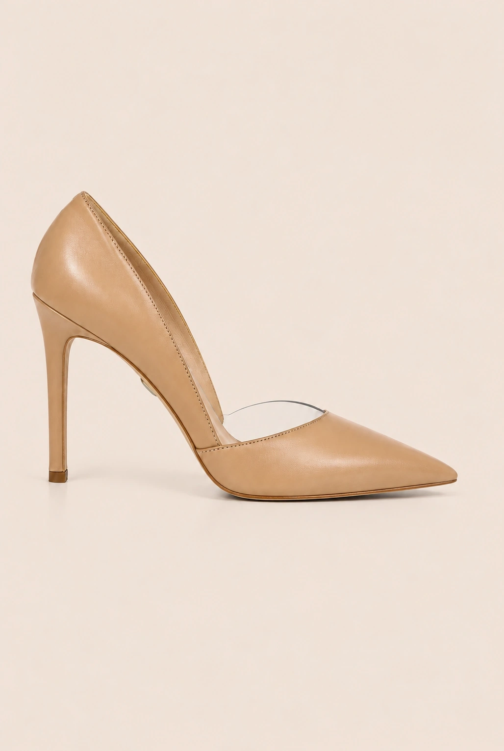 Erva - Pumps made of soft natural leather - Pumps made of soft natural leather- Elegant white sandals with floral applique and painted heel